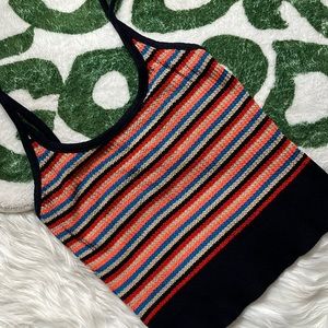 Forever 21 knit ribbed striped tank